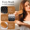 Lilovbesa Hair Brush,Boar Bristle Hair Brushes and Wooden Comb Set for Women and Men Normal Curly Thick hair,No Pulling,Improves Texture,Smooth Hair