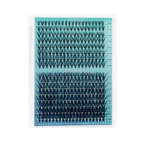 Lash Clusters DIY EyeLash Extension 320PCS, 0.07 D Curl 8-18MIX 20D Curl Wispy Fluffy Cluster Lashes Extension, Individual DIY Single Lashes Cluster Extensions for Eyelash Extensions Beginners