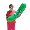 Giant Jumbo 36" Green Inflatable Smiling Pickle Head (3 FEET) Vinyl. Blow Up Face Beach Pool Float Noodle Gag Prank Joke Party Decoration DJ Promo Dance Give Away Cucumber (3 Pack)