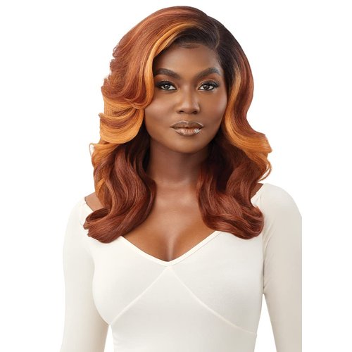 Outre Lace Front Wig Sleeklay Part Deep-C Lace Part ANTALIA (DRFF4/FROSTED DARK BLONDE)