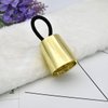 Suoirblss 2PCS Circle Cuff Metal Hair Ties Hair Band Hair Rope Accessories Metal Elastic Hair Clips Ponytail Hair Cuff Headwear Hair Holder for Lady Women (Gold + Silver)