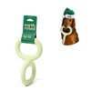 Earth Rated Tug of War Dog Toy, Interactive Pull Toy for Adult and Puppy Dogs, Ergonomic Grip, Natural Rubber, Small, Green