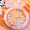 Hanaive 24 Pcs Rainbow Unicorn Clips Metal Hair Clips Unicorn Snap Barrettes Cute Mermaid Hair Pins Sparkly Animal Hair Accessories for Toddlers Little Girls Birthday Party Gifts(Animal Pattern)