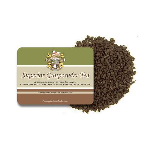 Superior Gunpowder Green Tea - Loose Leaf - 16oz