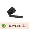 Dompel Black Hooded Hair Dryer, Satin Diffuser Cap | Enhance Hair Drying, Reduce Frizz, Protect Hair, Diffuser Cap Curly |100% Satin Universal Fit for Most Hair Dryers | Elastic Band | SIZE S