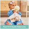 GUND Baby Sustainably Soft Duckling Lovey, Stuffed Animal Plush Blanket Made from 100% Recycled Materials, for Babies and Newborns, Yellow/Cream, 10”