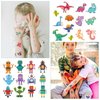 Temporary Tattoo Kids, CAYUDEN 63 Sheets Waterproof Kids Temporary Tattoos for Boys Fake Tattoos Stickers with Dinosaurs Animal Cars Robots Tattoos for Kids Stickers Birthday Party Decor Toys Reward