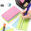 Ruled Index Cards Pastel Colored Index Flash Cards Note Cards for Studying, Home and Office Flashcards, 3 X 5 Inch, 180-Count
