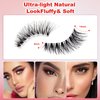 False Eyelashes Wispy 100% Handmade Luxurious Cat Eyelashes Natural Look 10 Pair Wispies Lashes For Daily work and Wedding, Easy to Wear (Bemi Wispy)