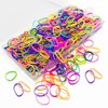 Color Elastic Hair Bands, Hair Ties,BEBEEPP 500pcs Multi Color Hair Holder Hair Tie Elastic Rubber Bands for Baby Girls