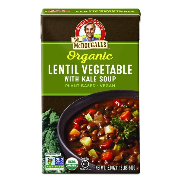 Organic Lentil Vegetable Soup