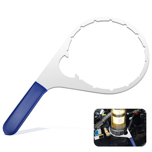 NQEUEPN 6 Inch Vent Cap Fuel Filter Wrench, for 380134 382, Compatible with Detroit Diesel Truck Engines Cummins Engines, Davco 382 Filter Wrench, Steel Fuel Water Separator Wrench