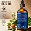 Amla Rosemary Hair Oil 4 fl Oz - Nourishing Rosemary Oil for Hair Growth - Mint, Castor, Tea Tree - Hair Growth Oil for Damaged Hair, Curly Hair, Frizzy Hair, Dry Scalp - Men, Women - Nexon Botanics