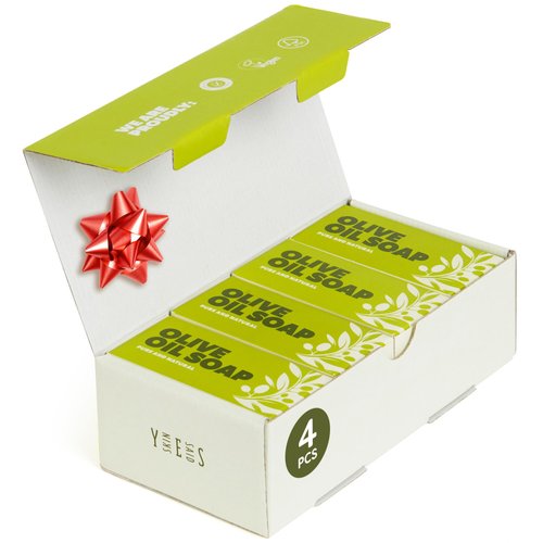 Skin Said Yes Olive Oil Soaps Bars (Set of 4)| Bar Soap Natural, Olive Oil Soap Bar, Organic Bar Soap, Vegan Soap Bars, All Natural Bar Soap for Women