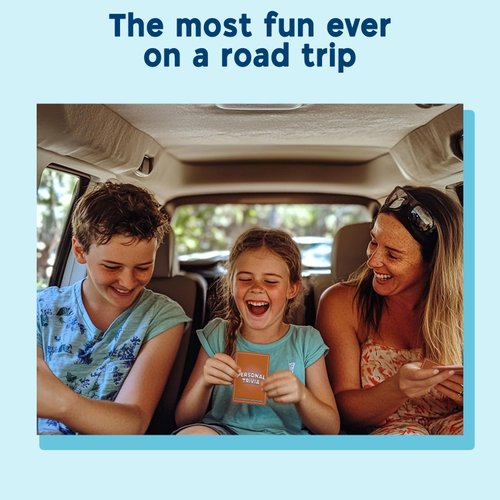 ASM GAMES The Ultimate Road Trip Game Bundle, a 4-in-1 Travel Game and Car Game for Kids and Adults, Filled with Must-Have Road Activities