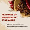 52USA Star Anise, 4oz, NON-GMO Verified Whole Chinese Star Anise Pods, Dried Anise Star Spice (Regular 4 Ounce)