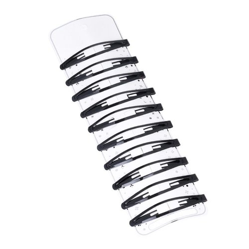 Black Metal No Slip Hair Clips, Barrettes and Hairpins for Girls and Women