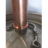 COLIBROX 2" Copper Tri Clamp Ferrule Beer Keg Still Adapter Fits 2" Copper Pipe no clamp