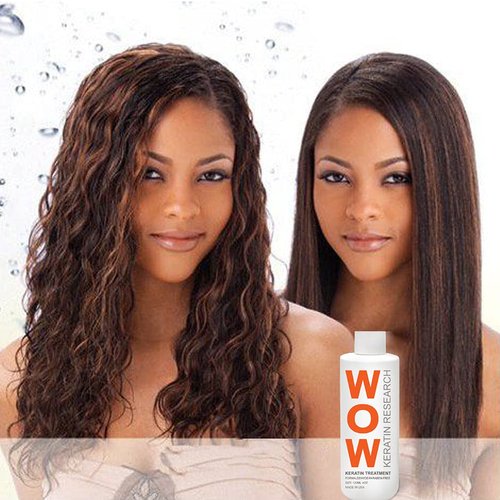 WOW Extra Strength Deep Keratin Hair Treatment Conditioning Straightening Keratin Proteins Amino Acids Argan Castor Oils Repair Damaged Color Treated Curly Straight Coarse Thin Hair (120ML+CS120)