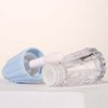 COSIDEA 15pcs 4ml Cute empty lip gloss tubes with wand Blue short chubby lipgloss tube big applicator container