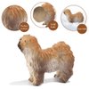 Mini Tudou Dog Figures Play Set,12 pcs Realistic Dog Figurines Toys w/ Dog House,Durable Solid Body Puppy Figurines Sheepdog,Golden Retriever for Cake Topper,Educational Toy,Collection and Decorations