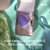 Lena Sensitive Menstrual Cup | Soft Reusable Beginner Period Cup | 12h Wear | Tampon, Pad, and Period Disc Alternative | Feminine Care Hygiene Products (Clear, Small)