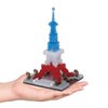 nanoblock - World Famous Buildings - Paris, Banks of The Seine Tricolor ver., Sights to See Series Building Kit