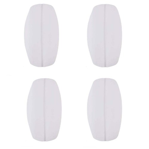 LASSUM 2 Pairs Soft Silicone Bra Strap Cushions Holder Non-Slip Pliable Shoulder Protectors Pads Bra Cushions Pads