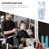 Hair Scissor Portable Barber Waist Bag Plastic Barber Scissors Pouch with Waist Shoulder Belt Hairdressing Pouch for Hair Stylist