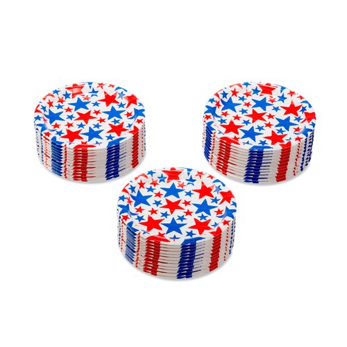 American Greetings Memorial Day Party Supplies, Paper Dessert Plates (36-Count)