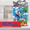 Unique Sonic Party Bags | 24 ct | Sonic Goodie Bags for Sonic Party Favors | Sonic Birthday Party Decorations | Includes Sticker for Birthday Child