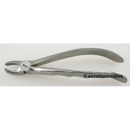 Dental Forceps #65L for Upper Molars, Left, Profile Handle, English Pattern - Excel