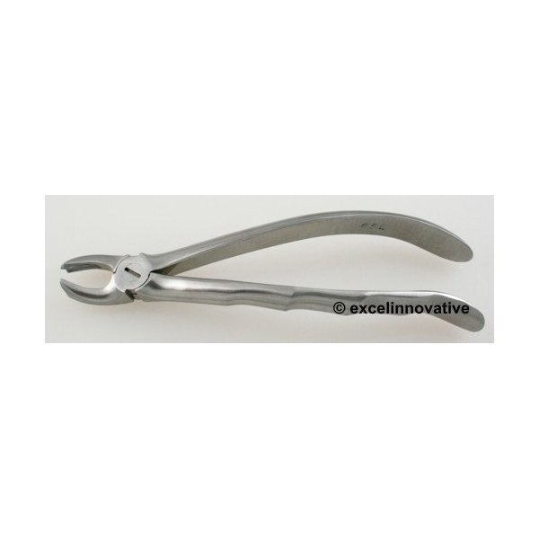 Dental Forceps #65L for Upper Molars, Left, Profile Handle, English Pattern - Excel