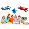 6 Pcs Airplane Balloons,Aviator Adventure Airplane Theme Balloons Baby Shower Birthday Party Supplies Decorations