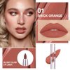 lip liner pencils, Modern Classic Lip Liner, Lip Liner Pigmented Vegan Matte, Lasting Finish Lip Liner, Luxurious Creamy Long Lasting Lip Liner, Prevents Feathering and Fading (01#Cream Orange, 1)