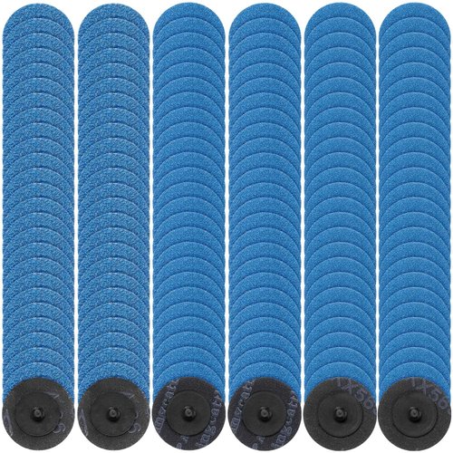 Nuenen 150 Pcs Sanding Discs Die Grinder Sanding Discs 2 Inch Grinding Disc for Surface Finish Grind Polish Burr Rust Paint Removal Use with Die Grinder (36/60/80 Grit)