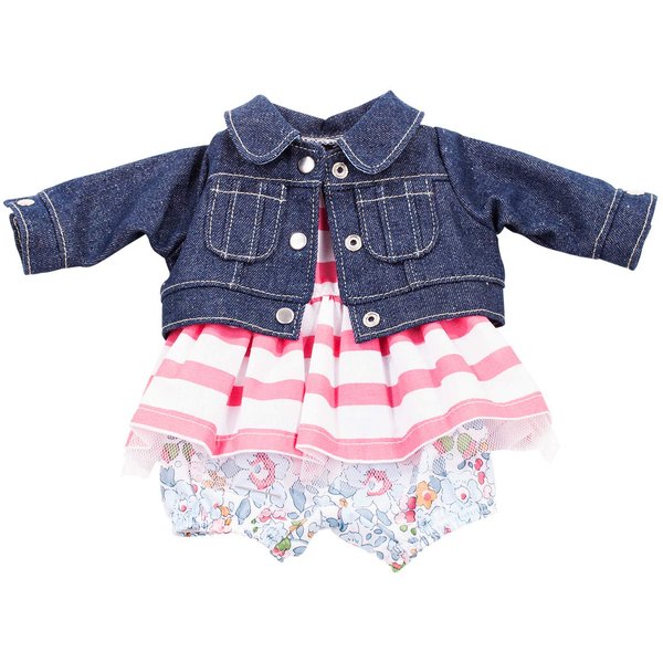 Gotz 3402659 Baby Combo Vacanze for Baby Dolls - Doll Clothes Size S Suitable for Dolls from 12-13"