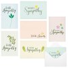 Best Paper Greetings 48 Pack Sympathy Cards with Envelopes Bulk Set, 6 Floral and Foliage Designs for Memorials, Funerals, Condolences, Bereavement, Blank Inside (4x6 In)
