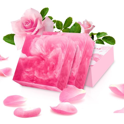 Yoni Soap Bars Vaginal Wash 3 PCS, 100% Natural Organic Yoni Bar Soap for Women Ph Balance Yoni Wash Vaginial Deodorants Vaginal Care Soap with Foaming Net, Vagina Soap Feminine Wash 3.53 OZ