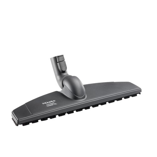 Miele Original XL Parquet Twister FloorBrush, Attachable Vacuum Cleaner Brush for Sensitive Wood Floors, 16 inch wide, Black