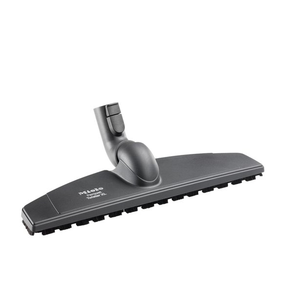 Miele Original XL Parquet Twister FloorBrush, Attachable Vacuum Cleaner Brush for Sensitive Wood Floors, 16 inch wide, Black