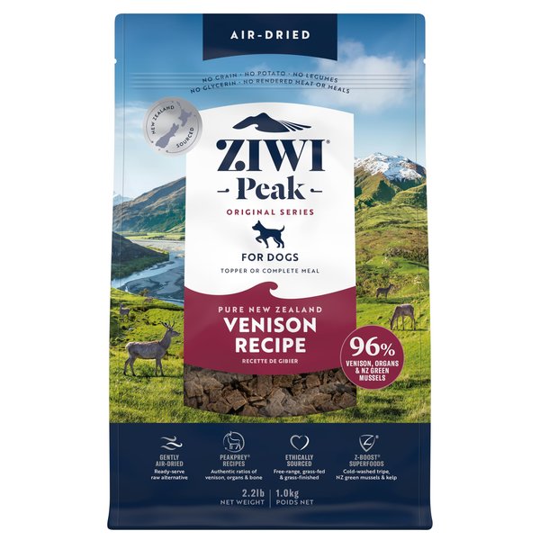 ZIWI Peak Air-Dried Dog Food – Venison - All Natural, High Protein, Grain Free, Limited Ingredient w/ Superfoods (35.2oz)