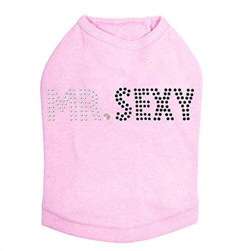 Mr Sexy Dog Shirt L Pink