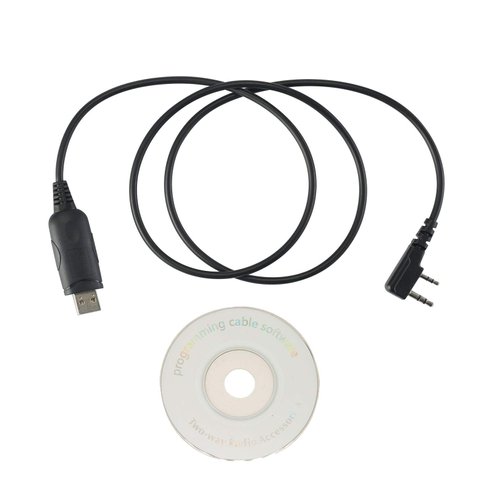 KS K-STORM USB Programming Cable Compatible with K-STORM KST-F3 Kenwood 2-Pin Plug Walkie Talkie