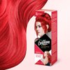 Nisha Cosglam Vegan And Cruelty Free Semi Permanent Hair Color, Bright Red Hair Dye With Infused Conditioner | No Ammonia, Hair Highlights For Long Hair -120g / 4.06 Fl Oz (#23 Valentine Red)