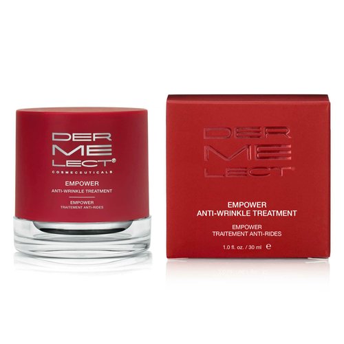 Dermelect Empower Anti-Wrinkle Treatment for Face - Anti Aging Cream with Peptides, Collagen, Cer...
