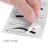 10Pcs Eye Brow Stencil Eyebrow Stencils Adhesive Eye Brow Shaping Stickers Makeup Beauty Tools for DIY Grooming