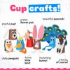 Crafty Mother, Award Winning, 18 Awesome Paper Crafts! All- Inclusive, Organized Preschool Arts and Craft Projects, Fun Craft Box for Kids Ages 4-8 and Older -Now with 100 Glue Dots!