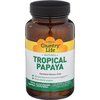 Country Life - Natural Tropical Papaya Enzyme - 500 Chewable Wafers