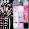 FANDAMEI Nail Art Kit, Nail Charms And Gems, Nail Art Charms, Nail Design Kit, Rhinestones For Nails, Nail Gems, Bow Nail Charms, Bow Charms For Nails, Flower Nail Charms, Pearls For Nails